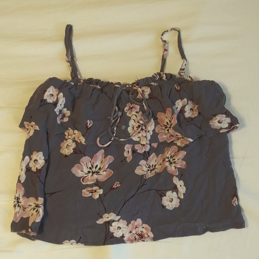 Floral crop top